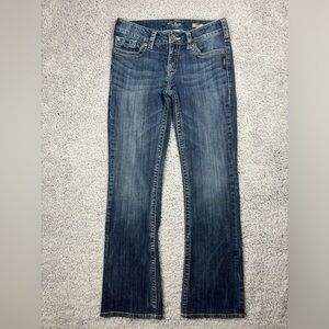 Silver Jeans Womens 29 Aiko Boot Cut Casual Western Rodeo Music Night Out Party